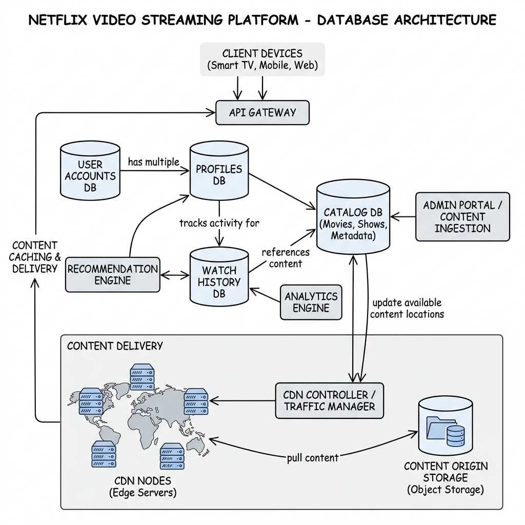 Netflix Database Architecture