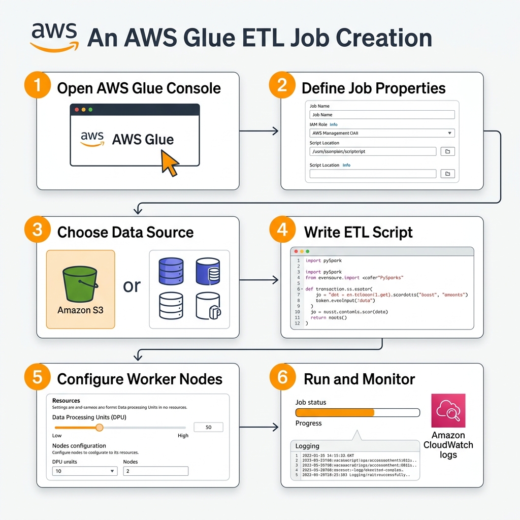 AWS Glue Job Creation Workflow